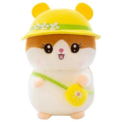 China Children Play Plush Hamster Doll Summer Cartoon Stuffed Animal Soft Baby Toys Plush Hamster Plush Toy For Kids for sale