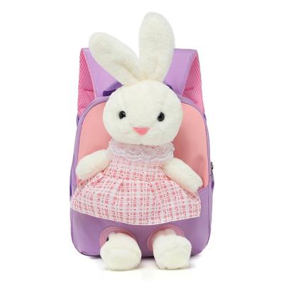 China New Children's Toy Plush Kawaii Bunny Rabbit Toy Plush For Girls Kids soft backpack Toy Gift Factory Direct Sale for sale