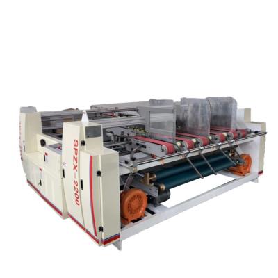 China Automatic Cardboard Box Making Plant High Efficiency Cardboard Double Sheets Folding Gluing Machine for sale