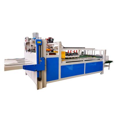 China Cardboard Box Making Plant Zhaoxu Factory Corrugated Semi Automatic Folding Box Paper Gluer Folder Gluing Machine for sale