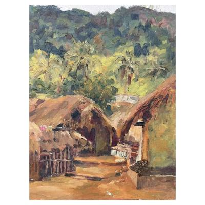 China 2022 Impressionist Low Price Guaranteed Original Quality Custom Landscape Framed Wall Art Oil Painting for sale