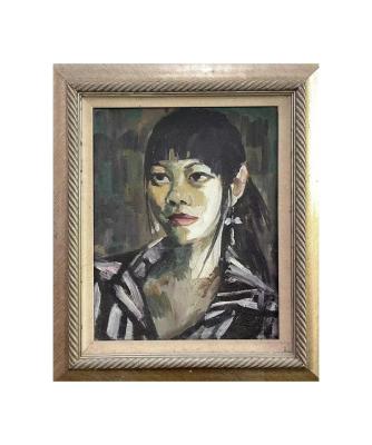 China Modern Hot Selling Original Wall Art Painting Good Quality Oil Portrait Color Canvas for sale