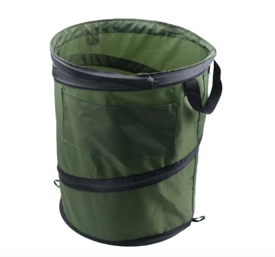 China Large capacity durable foldable strong outdoor trash can for leaves picninc sweeping cleaning for sale