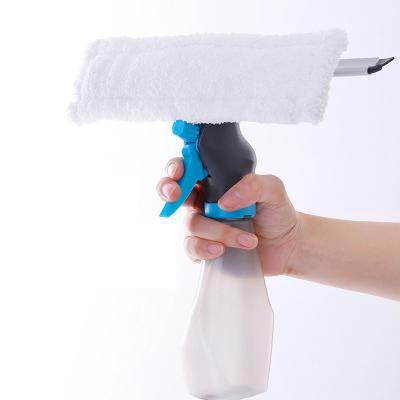 China Multiplefunctional Sustainable Portable Window Scraping Squeegees With Spray Sprinkler Sponge Brush for sale