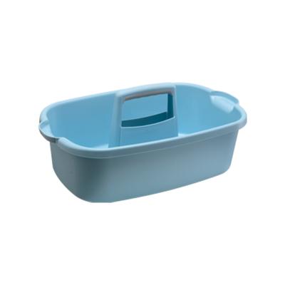 China Household Sustainable Portable Bathroom Plastic Cleaning Bucket With Handle For Household Cleaning for sale