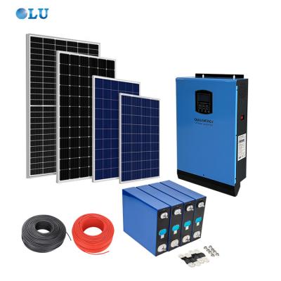 China All In One Off Grid Solar Power System 3KW, 5kW Portable Roof Mounting Generator Panel en venta