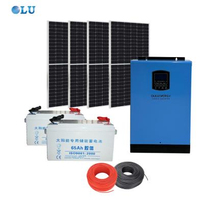 China Monocrystalline Silicon Off Grid Solar Power System Of 110/120/220/230V Output Voltage for sale