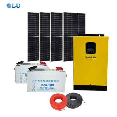 China 5kVA 5000W Off Grid Solar Power System Ground Mounting Home Panel Energy 110/120/220/230V en venta