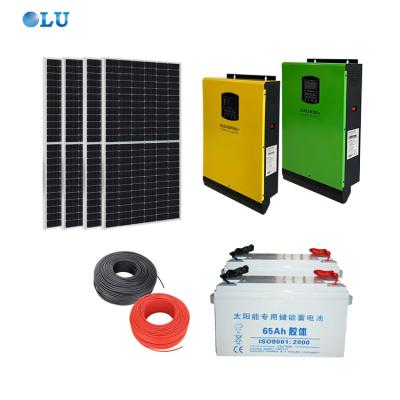 China 5kw Single Output Off Grid Solar Inverter DC/AC Tie Phase Hybrid LCD Battery Charging Current for sale