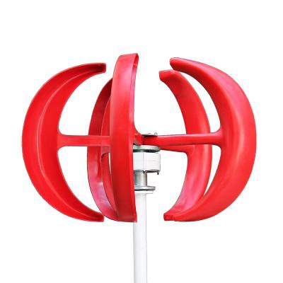 China 100W 200W 300W 400W 500W 12/24V Red Lantern Wind Turbine Off Grid Power System for sale