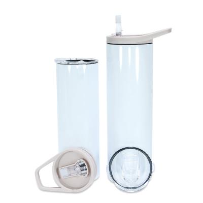 China New Design 20oz 30oz Disposable Stainless Steel Drinkware Double Wall Sublimation Masks Travel Tumbler With Screw Cover for sale