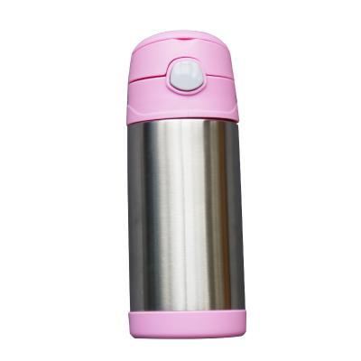 China Viable Stainless Steel Tumbler Baby Water Cup Bottles Kids Sippy 18/8 Tumbler With Straws For Kids for sale