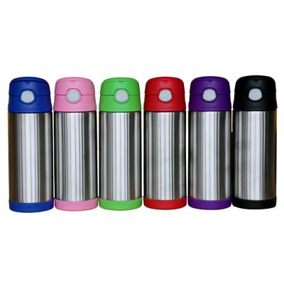 China 350ml PORTABLE Baby Water Cup Bottles Kids Sippy Tumbler Stainless Steel Tumbler With Lids Straws For Kids for sale