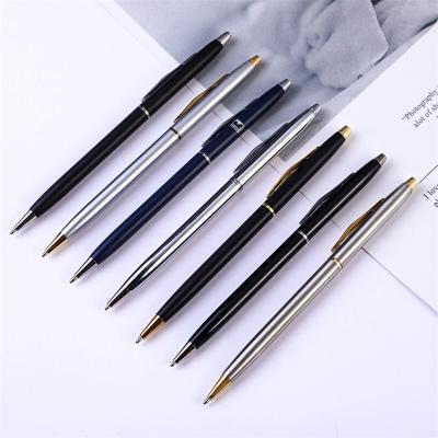 China office & School Pen Wholesale Manufacturers Metal Twist Tip Pen Logo Advertising Fancy Hotel Pen for sale