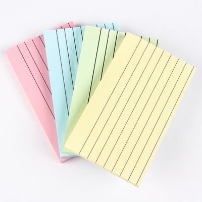 China Factory Custom3X3 3x5 4X6 Inch Self Adhesive Pastel Neon Sticky Notes Pad Self Adhesive Sticky Notepads Not As for sale