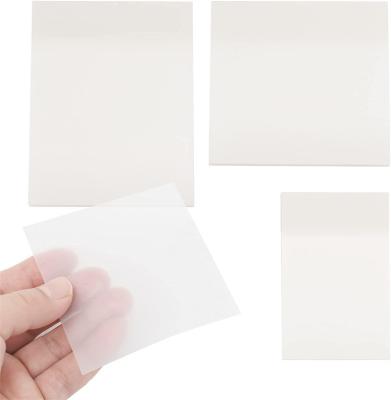 China Self Adhesive Transparent Sticky Notes Clear Translucent Notes Pads Programmable Note Waterproof Self Adhesive For Reminder Planner for sale