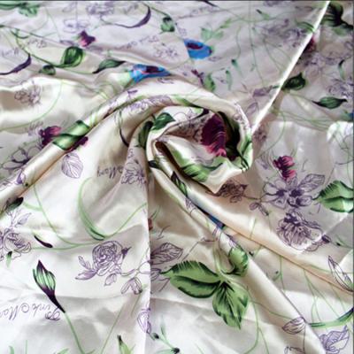 China 16mm 19mm 22mm Wholesale 16mm 19mm 22mm Charmeuse Silk Fabric Simple Satin 100% Pure Natural Silk Fabric for sale