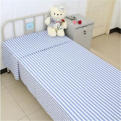 China Wholesale Recycle Polyester Cotton Hospital Bed Fitted Sheet, Printed Medical Bed Sheet China Manufacturer for sale