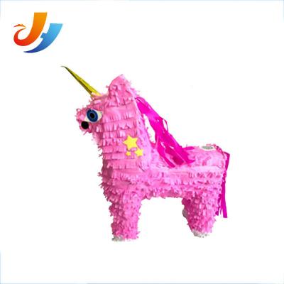 China 18gsm Tissue Paper +Cardboard Material Party Decoration Pinata Unicorn for sale