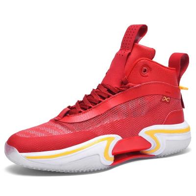 China Cushioning Breathable Sneakers Custom AJ Logo Basketball Shoes For Men Fashion Hot Sale Mens Sports Shoes for sale