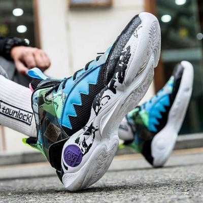 China High quality new fashion men's outdoor sports running shoes damping sports basketball shoes for men for sale