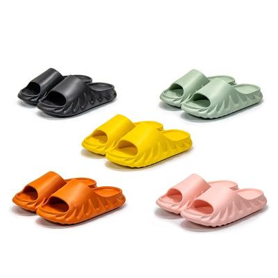 China 2022 Fashion Trend New Solid Color Women's Bathroom Thick Unique Sandals Men's Slippers Shape Custom LOGO Men's Beach Slippers Sandals For for sale