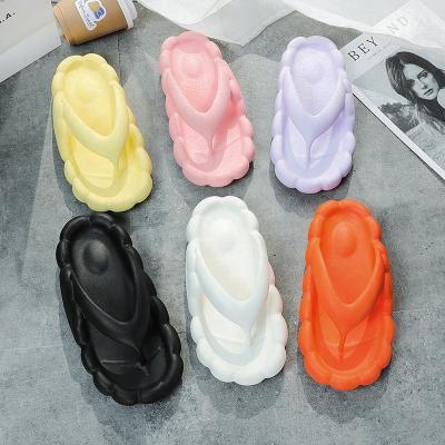 China New Fashion Trend Men's Thick Bottom Flip Flops Support Flip Flops Women EVA Sandals Slippers Men Arch for sale