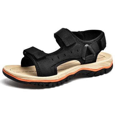 China Hot sale waterproof men's sports sandals leather trim walking sandals fashion outdoor beach sandals and slippers for men for sale