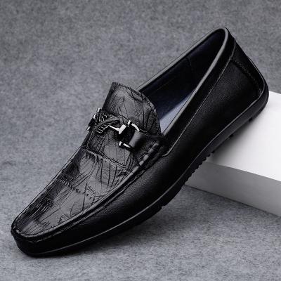 China Fashion Trend Fashion Leather Shoes Men Casual Business Shoes High Quality Dress Loafers For Men for sale