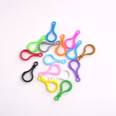 China Doll Lobster Hook Key Chain Acrylic Buckle Jewelry Accessories DIY Key Chain Luggage Plastic Buckle for sale