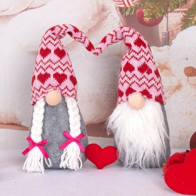 China High Quality Rudolph Doll Faceless Doll Desktop Window Decoration Valentine's Day Decoration Valentine's Day Gift for sale