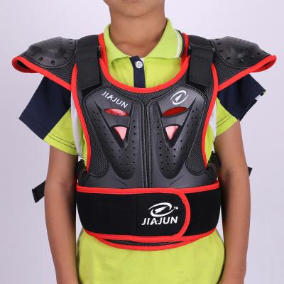 China Children's Bicycle Protector Breathable Back Support Chest Protector Motorcycle Back Armor Children's Breathable Riding Jacket for sale