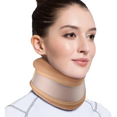 China Eco-Friendly Comfortable Breathable Soft Foam Cervical Collar Adjustable Neck Brace Spinal Support Relieves Pain for sale