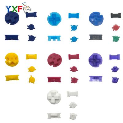 China ABS 16 Colors A B Buttons With Power Off ON New Gameboy Color GBC Buttons Numeric Keypads Set For GBC for sale