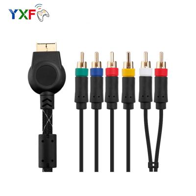 China Multimedia For 2 3 Original Component Ps2 Ps3 Flat Component Flex Professional HD TV RCA AV Video 1.8m Fat/Thin for sale