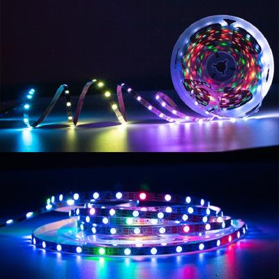 China WS2812B RGB Slim 5mm Narrow Slim Led Strip Lights Accessible Cuttable Strip 3mm 4mm WS2812B RGB For Monitor Backlight Plane Bright Acrylic Pattern for sale