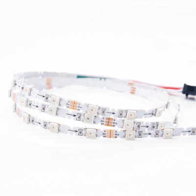 China Residential DC 5 V S Shape 5050 Flexible RGB Light Strip 5mm WS2812B WS2812 8mm 48 LED 60LED/m RGBIC 5m Smart Folding S Type LED Light Strip for sale