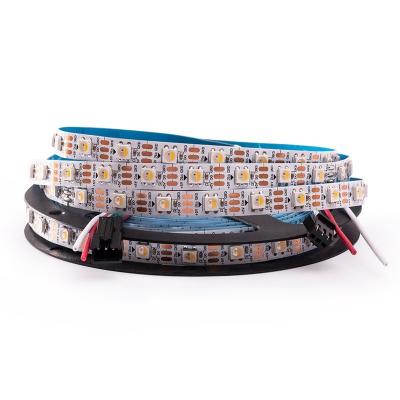 China Cuttable 4 in 1 RGB rgbw rgbw rgbw SK6812 5V Smart Accessible Led Strip Warm White for sale