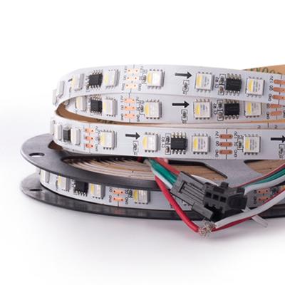 China Cuttable 4 Colors in 1 LED TM1814 5050 RGBW Addressable Led Strip 24V 12V for sale