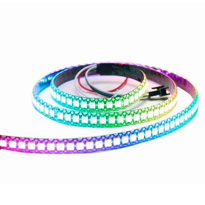 China Residential led stripe ws2812b 5050 Tira WS2812 2812B 5V Dreamcolor IP65 waterproof accessible IP67 RGB 30 60 144 led strip light for sale