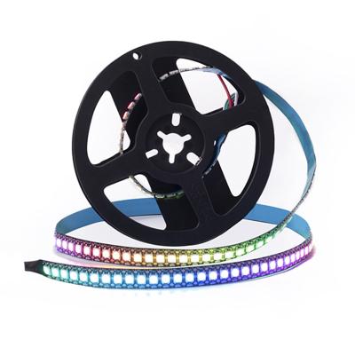 China Dreamcolor Affordable Smart Tiras Cuttable 5050 RGB WS2812B 144 Led Stripe Strip 5V WS2812 Digital Pixel RGBIC LED Flexible Strip Lights for sale