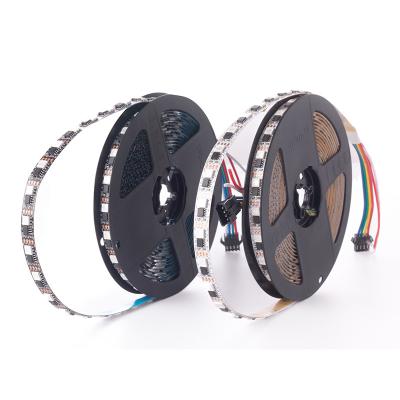 China Residential Color Changing RGB MT1809 Smart Accessible IC IP65 Waterproof IP67 IP68 SMD 5050 60 LED 12V RGBIC Led Strip Lights for sale