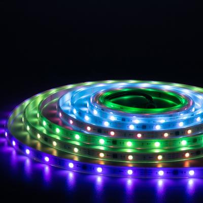 China Residential Waterproof Dream Color IP67 Digital Accessible Smart Strip Light 5050 RGB IC WS2811 GS1903 30leds 60leds LED for sale