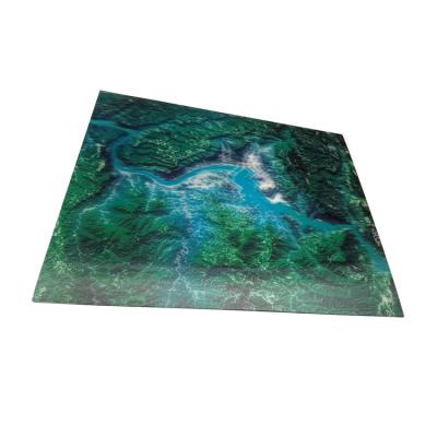 China Europe Customized 3D Lenticular Lens Sheet LPI Card For Holiday Decoration And Gift for sale