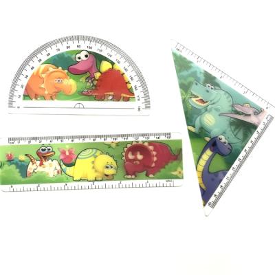 China High quality Non-toxic.Eco-friendly.flexible 3d 5d ruler lenticular ruler for school kids for sale