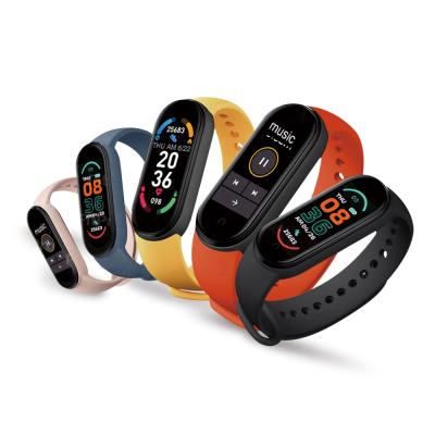 China APP Control M6 Fitness Watchband Smart Heart Rate Smart Watch Band 6 for sale