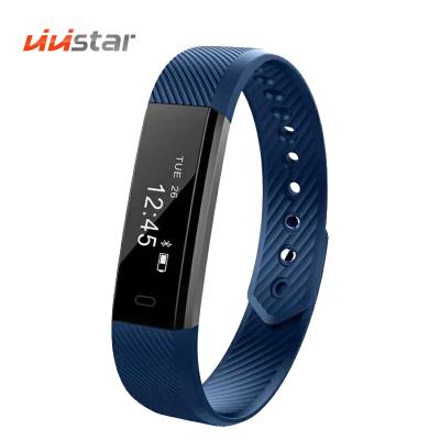 China ID115 Touch Screen Wristband Pedometer Smart Wristband Sleep Monitor Activity Smart Watch Band for Android and IOS for sale