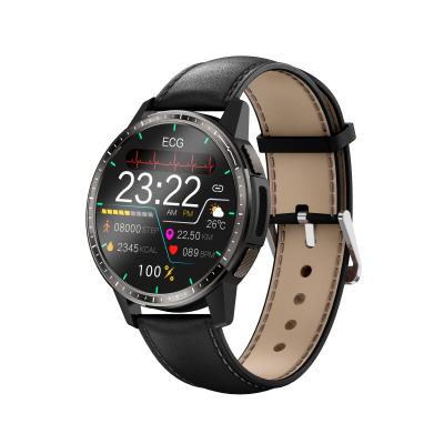 China Hot Selling 2021 GPS Navigation Sports Smart Watch PPG ECG Heart Rate Blood Pressure Blood Oxengen Temperature Wristwatch Amazon H9 for sale