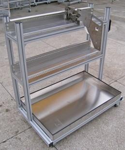 China Samsung CP Feeder Storage Cart / Feeder Trolley for sale