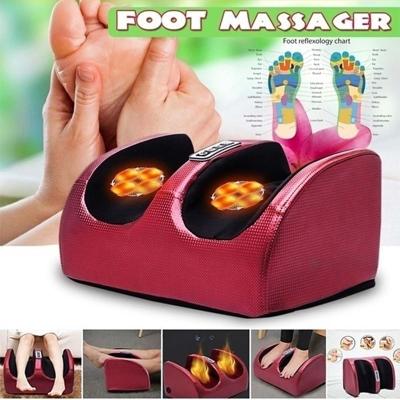 China Electric Foot Massager Machine 4 Buttons Foot Massager Machine with Massage Balls Massage Shiatsu Legs Feet Relief Passionate Rolling Kneading Fatigue for sale